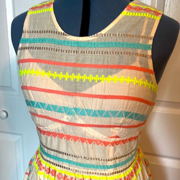 Anthropologie Plenty by Tracy Reese Sunglow Embroidered Dress - Picture 4 of 12